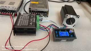 One Axis CNC Controller Testing with NEMA23 Stepper Motor [upl. by Neumark]