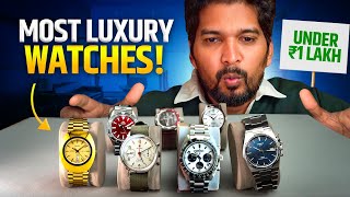 10 Affordable Luxury Watches in India  Rado Seiko Tissot Citizen [upl. by Akcirahs]