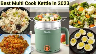 Best Multi Purpose Electric Kettle for Hostel Students How to use Agaro Multi Cook Kettle in Hindi [upl. by Nohsauq]