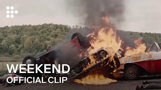 JeanLuc Godards WEEKEND  Official Clip  MUBI [upl. by Nevsa]