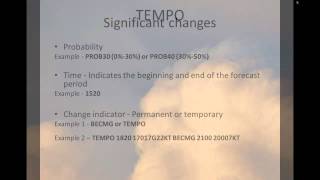 How to read a Terminal Aerodrome Forecast TAF [upl. by Monjan]