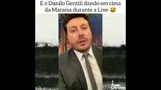 Danilo Gentili dando em cima da Maraisa em live ❤ [upl. by Fletch]