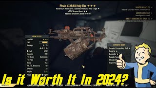 The Holy Fire  Is It Worth It  Fallout 76 Weapon Guides [upl. by Ariahay]