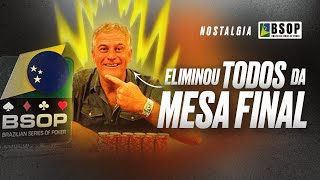 Ele SIMPLESMENTE LIMPOU a Mesa Final do Main Event do BSOP [upl. by Vernice]