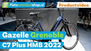 Gazelle Grenoble C7 Plus HMB 2022  Fietsvoordeelshopnl Productvideo [upl. by Sallee]