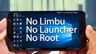 How to install windows 10 on android  Windows 10 on your android phone [upl. by Lamraj]