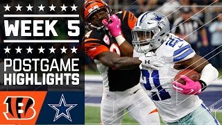 Bengals vs Cowboys  NFL Week 5 Game Highlights [upl. by Lanae]