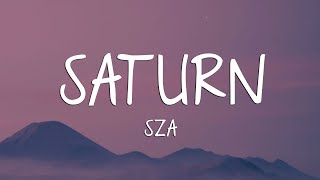 SZA  Saturn Lyrics [upl. by Novak]