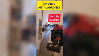 Puedes evitar ROBOS instalando Esta cerradura [upl. by Vladamar952]