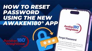 How to Reset Password Using The New awaken180 App [upl. by Ained391]