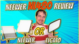 NEEWER NL480 Lights Review vs Elgato Key Light  Budget Elgato Alternative [upl. by Mcquade87]