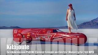 Fastest Female on an Electric Motorcycle 248 MPH Bonneville Stories [upl. by Allyson]