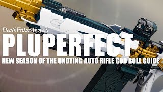 Pluperfect Kinetic Auto Rifle  God Roll Guide  Destiny 2 Season of The Undying [upl. by Nnayt120]