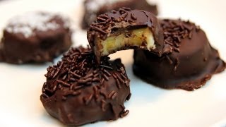 Frozen Chocolate Banana Bites Recipe  CookingWithAlia  Episode 318 [upl. by Maureene]