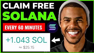 Free Solana Coin  Claim 1 Solana Crypto Every 60 Minutes no investment [upl. by Debbra]