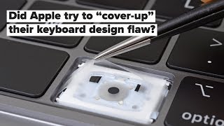 MacBook Pro 2018 Initial Findings Keyboard Design CoverUp [upl. by Notsniw874]