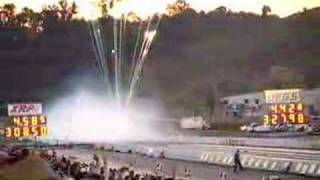 NHRA quotGreatest quarter mile pass of all timequot [upl. by Novyar]