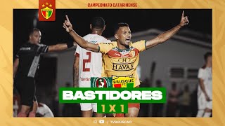 BASTIDORES  CONCÓRDIA 1x1 BRUSQUE 6ª RODADA DO CAMPEONATO CATARINENSE DE 2024 [upl. by Anotyad]