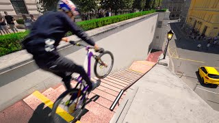 Urban Freeride Lives Vienna  Fabio Wibmer [upl. by Bohman]