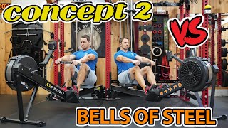 Just Another Concept 2 Knockoff Bells of Steel Blitz Air Rower Review [upl. by Dwane]