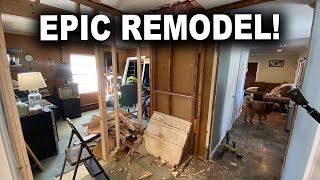 Epic 3 in 1 Remodel  Turning My 2 Bedroom House Into a 3 Bedroom [upl. by Aretse]