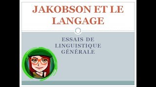 ROMAN JAKOBSON LE LANGAGE sub itasub fra [upl. by Ennaid]