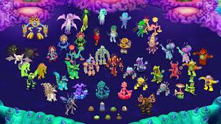 Ethereal Island  Full Song with All Monsters Epic Monculus Epic Nebulob  My Singing Monsters [upl. by Scully978]