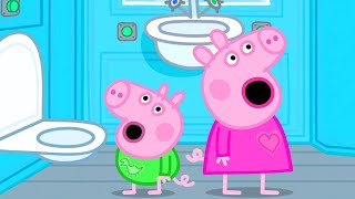 Peppa and George Go On A Long Train Journey  Peppa Pig Official Family Kids Cartoon [upl. by Vergos559]