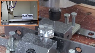 First test with Datron single flute end mills in aluminium PART 1  CNC 6040 ROUTER [upl. by Yrahca]