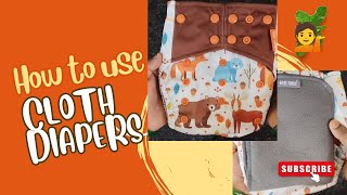 How to use cloth diapers క్లాత్ డైపర్ పిల్లలకి ఎలా వాడాలి clothdiapers clothdiapering babyhealth [upl. by Vani]