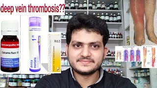 Deep vein thrombosis Homeopathic medicine for Deep vein thrombosis [upl. by Lenneuq]