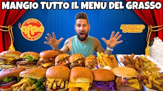 quotMANGIOquot TUTTO IL MENÙ del GRASSO  Fast Food Challenge  MAN VS FOOD [upl. by Edgard]