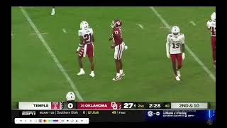 Sooners QB Jackson Arnold is growing up but hes also got to get more help from some receivers [upl. by Ynnot888]