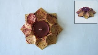 Origami Instructions Star Bowl Dáša Ševerová [upl. by Bell405]