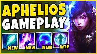 APHELIOS GAMEPLAY THIS CHAMPION IS INSANELY BROKEN INFINITE SPELLS  League of Legends [upl. by Sparrow210]