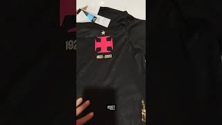 Unboxing Camisa Vasco shopee camisasnegras vasco shorts [upl. by Nemrac159]