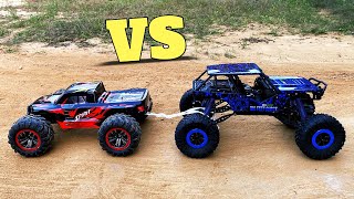 XLF X04 RC Car vs Bigfoot Rock Crawler  RC Rock Crawler  RC Cars [upl. by Arimay]