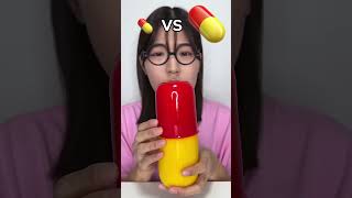 Big Medicine Vs Small Medicine Challenge help facts kindness shortvideos [upl. by Annael]