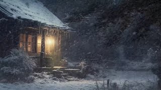 Sleep Well With The Sound Of Blizzard Outside The Old House  Sounds of Blizzards amp Howling winds [upl. by Kempe]