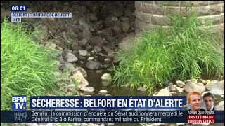 Le Territoire de Belfort en état dalerte sécheresse [upl. by Gretel]