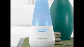 Review Brookstone Aromatherapy Room Diffuser [upl. by Ailadi]