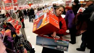 Black Friday shoppers go crazy in Utah [upl. by Cohberg]