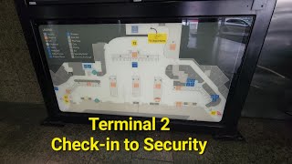 Melbourne Tullamarine International Airport Terminal 2 CheckIn to Security Immigration Australia [upl. by Ashely]