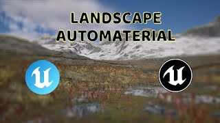 Automaterial Landscape UE and UEFN landscape automaterial uefn unrealengine youtube howto [upl. by Gulick]