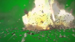 missile  explosion green screen footage [upl. by Inva]