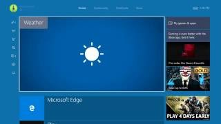 MSN Weather App UWP Xbox One Latest Preview Build [upl. by Corotto]