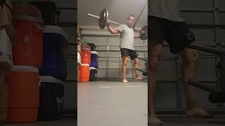 Barbell Beltless Paused Squat 205 lbs for 3 reps [upl. by Nich]