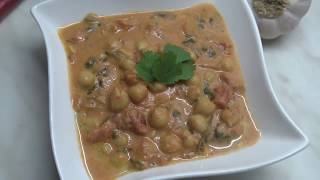 Indisches Kichererbsen Curry veganes Rezept [upl. by Mraz]