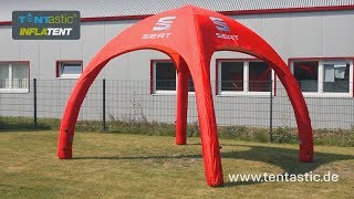 Aufbauvideo 1  Tentastic Inflatent  das aufblasbare Eventzelt [upl. by Ellessig767]