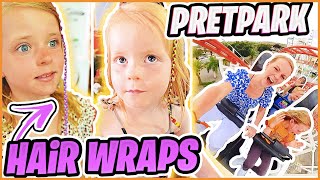 HAiR WRAPS ZETTEN amp PRETPARK OP HET EiLAND  Bellinga Vlog 2756 [upl. by Emersen]